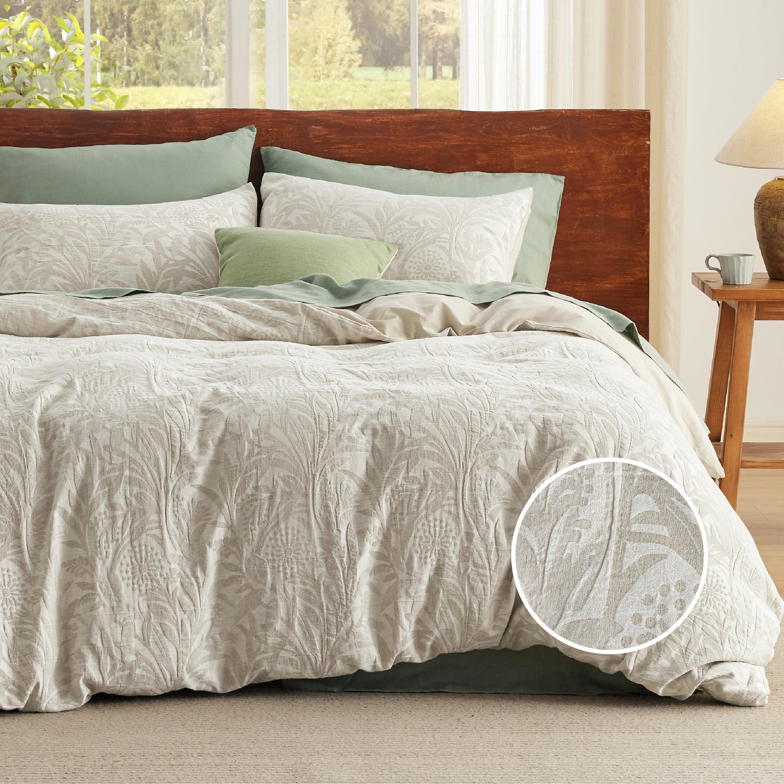 Foto 1 | Funda de Edredón Bedsure King Beige - Venta Internacional