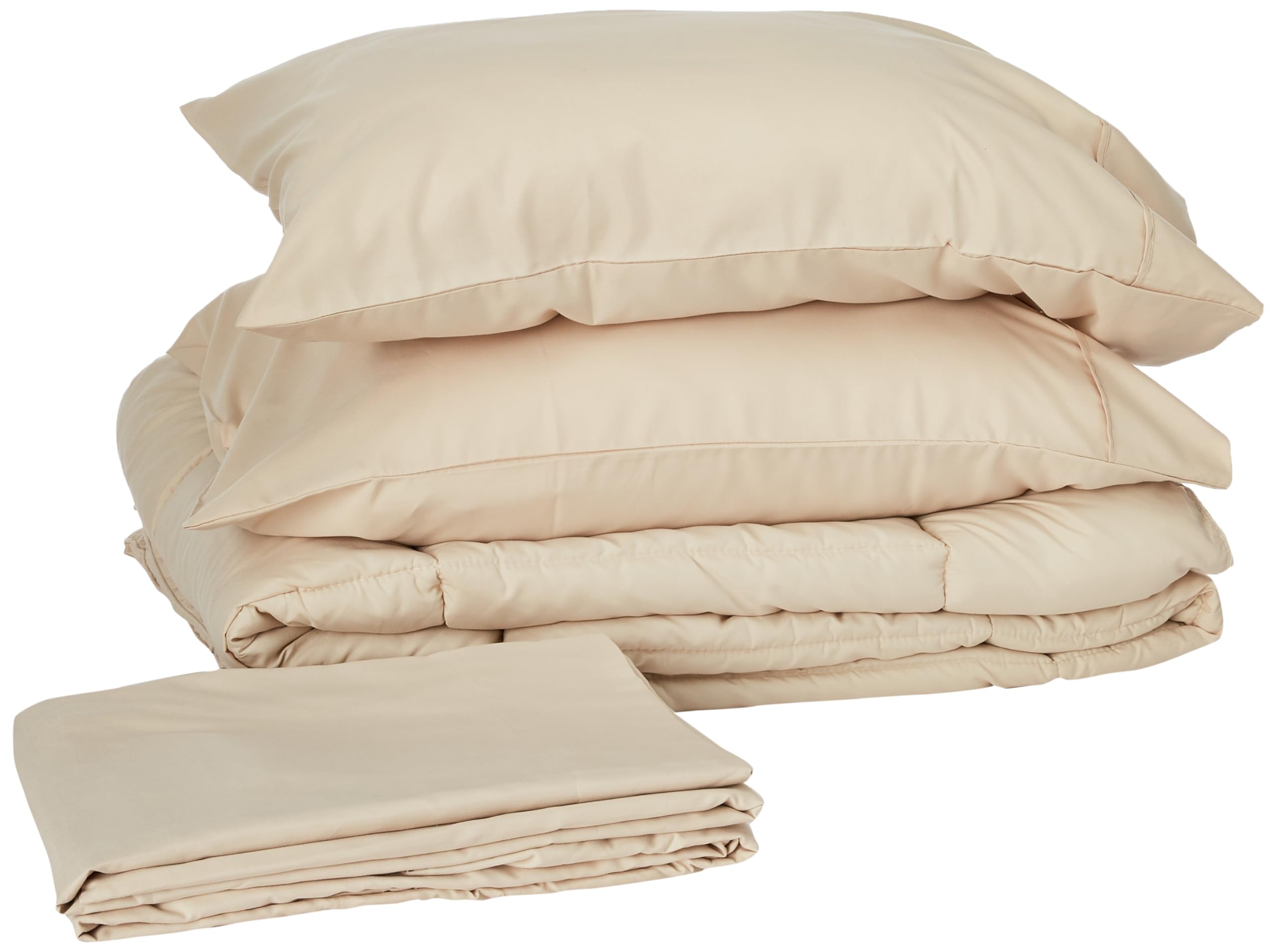 Foto 1 | Set de Edredón Sweet Home Collection Beige Individual XL 7 Piezas - Venta Internacional