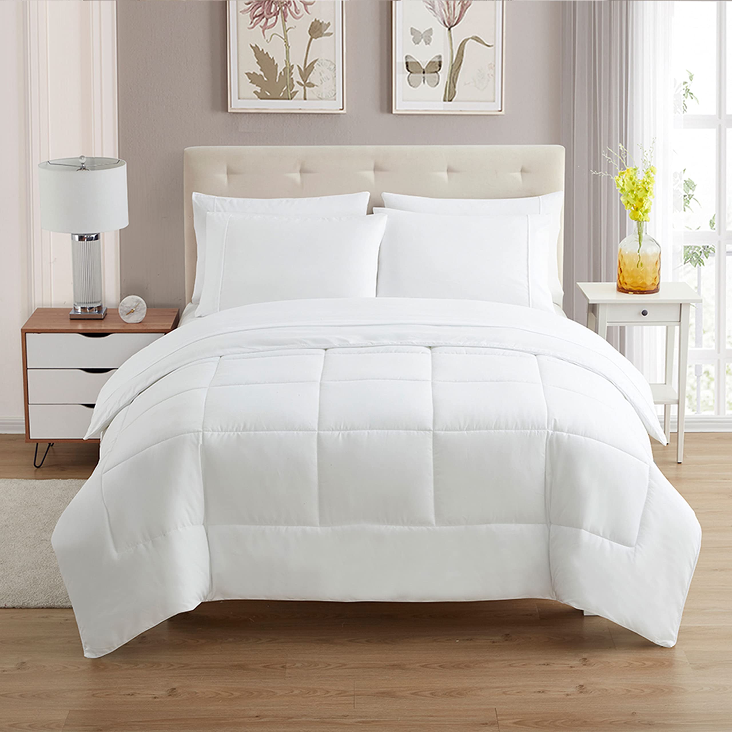 Foto 2 | Set de Edredón Sweet Home Collection Individual XL Blanco 7 Piezas - Venta Internacional