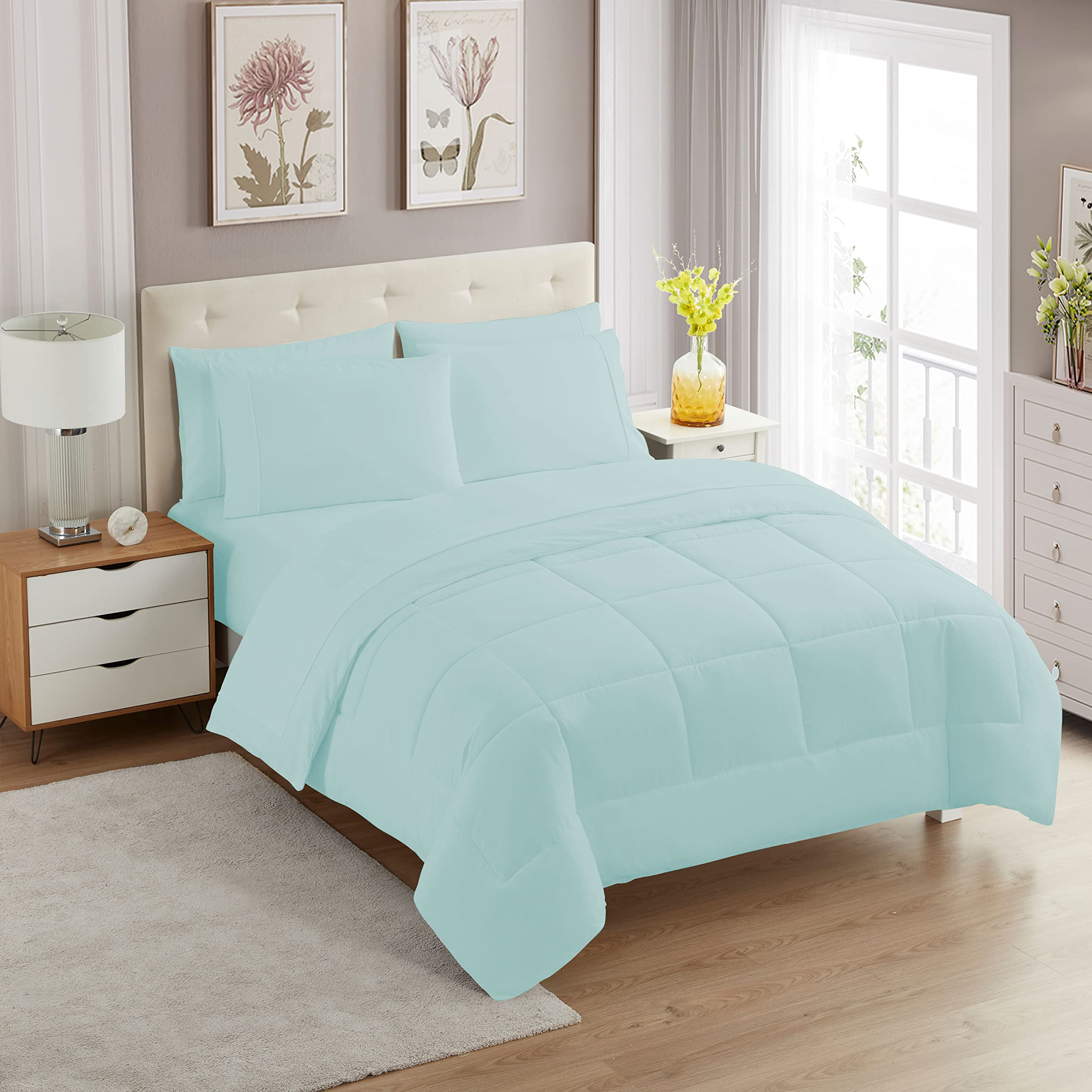 Foto 2 | Set de Edredón Sweet Home Collection King Size 7 Piezas-Venta Internacional