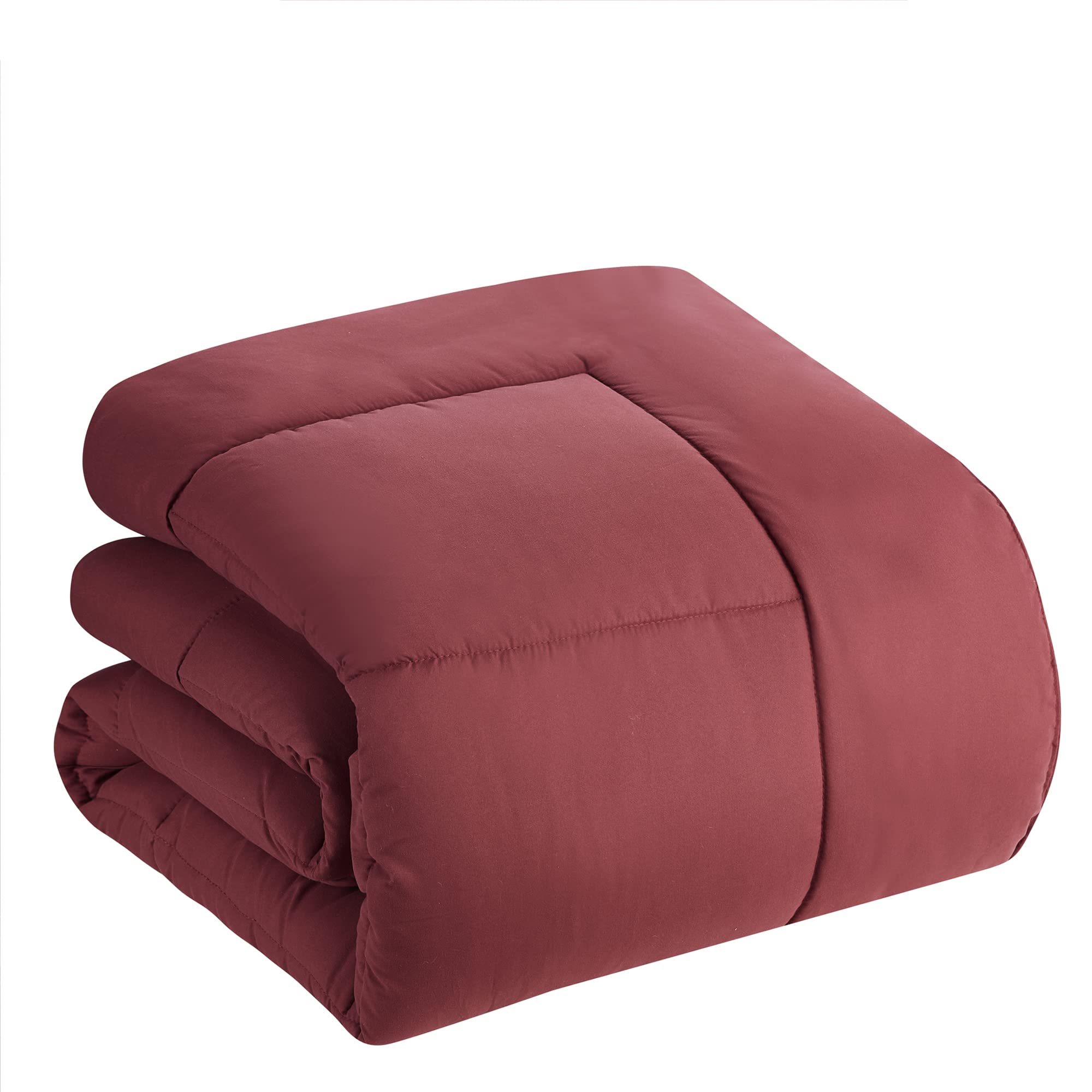 Foto 4 pulgar | Set de Edredón Sweet Home Collection Burgundy Individual XL 7 Piezas - Venta Internacional