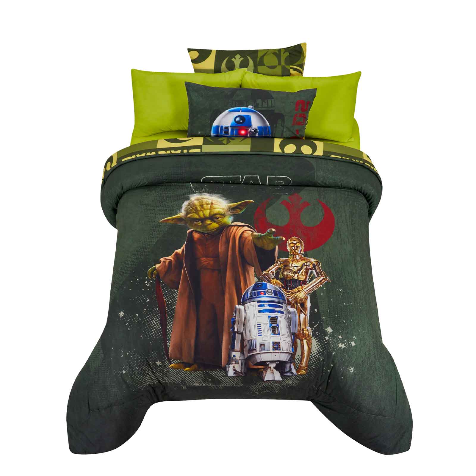 Foto 1 | Set De Edredón Microfibra Matrimonial Star Wars Jedi