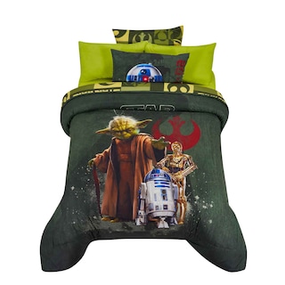Foto 1 | Set De Edredón Microfibra Matrimonial Star Wars Jedi