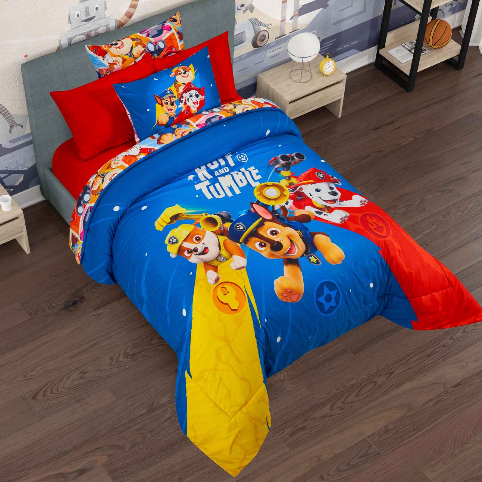 Foto 3 | Set De Edredón Microfibra Matrimonial Paw Patrol Ruff