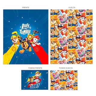 Foto 7 | Set De Edredón Microfibra Matrimonial Paw Patrol Ruff