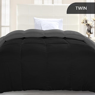 Foto 2 | Edredón Con Relleno De Edredón Utopia, Tamaño Doble, Negro Y Gris - Venta Internacional.