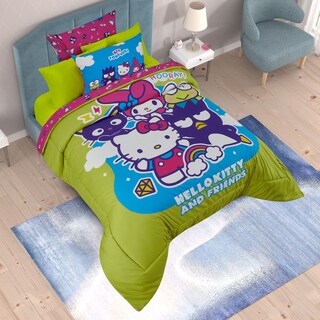 Foto 4 | Set De Edredón Microfibra Matrimonial Hello Kitty Friends