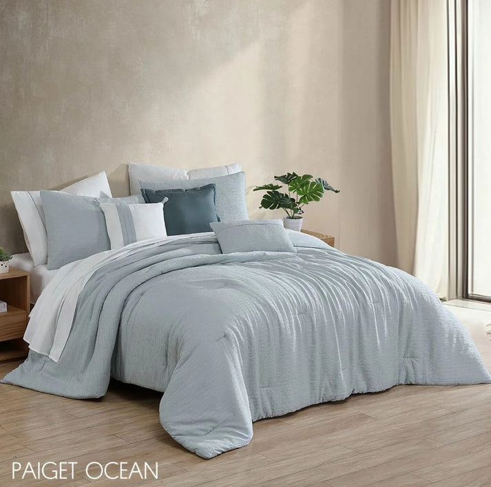 Foto 1 | Set De Edredón Paiget 10 Piezas- King Size Azul