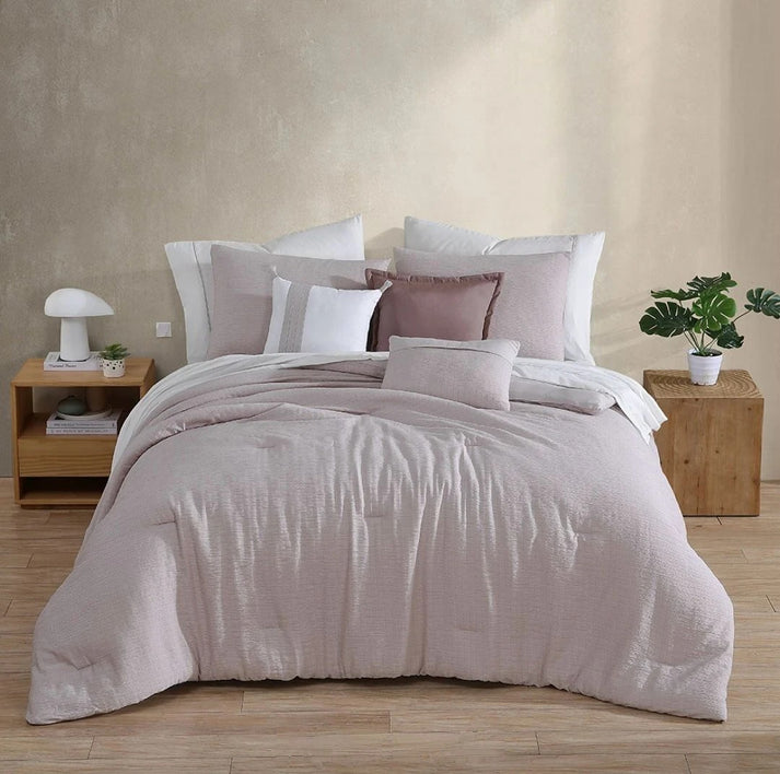 Set De Edredón Paiget 10 Piezas- King Size Rosa