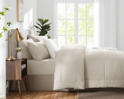 Foto 5 | Juego de Edredón King CozyLux Beige 7 Piezas - Venta Internacional