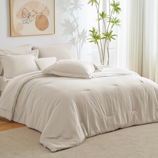 Foto 7 | Juego de Edredón Queen CozyLux Beige 7 Piezas - Venta Internacional