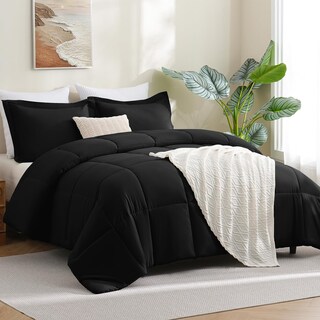 Foto 1 | Juego de Edredón Matrimonial CozyLux Negro - Venta Internacional