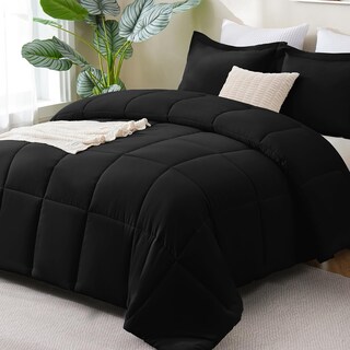 Foto 5 | Juego de Edredón Matrimonial CozyLux Negro - Venta Internacional