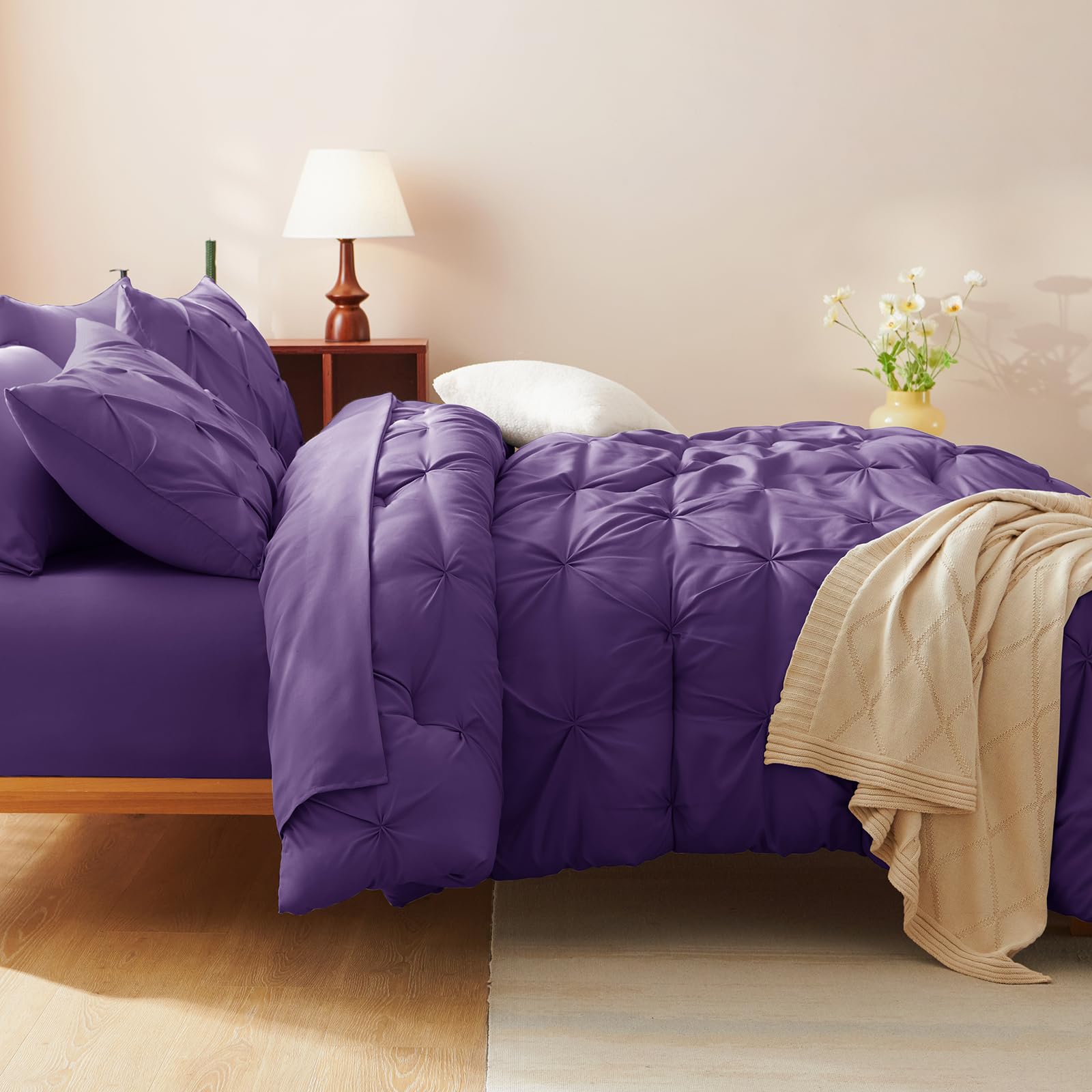 Foto 5 pulgar | Juego de Edredón Queen Cozylux Morado 7 Piezas - Venta Internacional