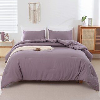 Foto 1 | Juego de Edredón King Size Rosgonia Morado 3 Piezas - Venta Internacional