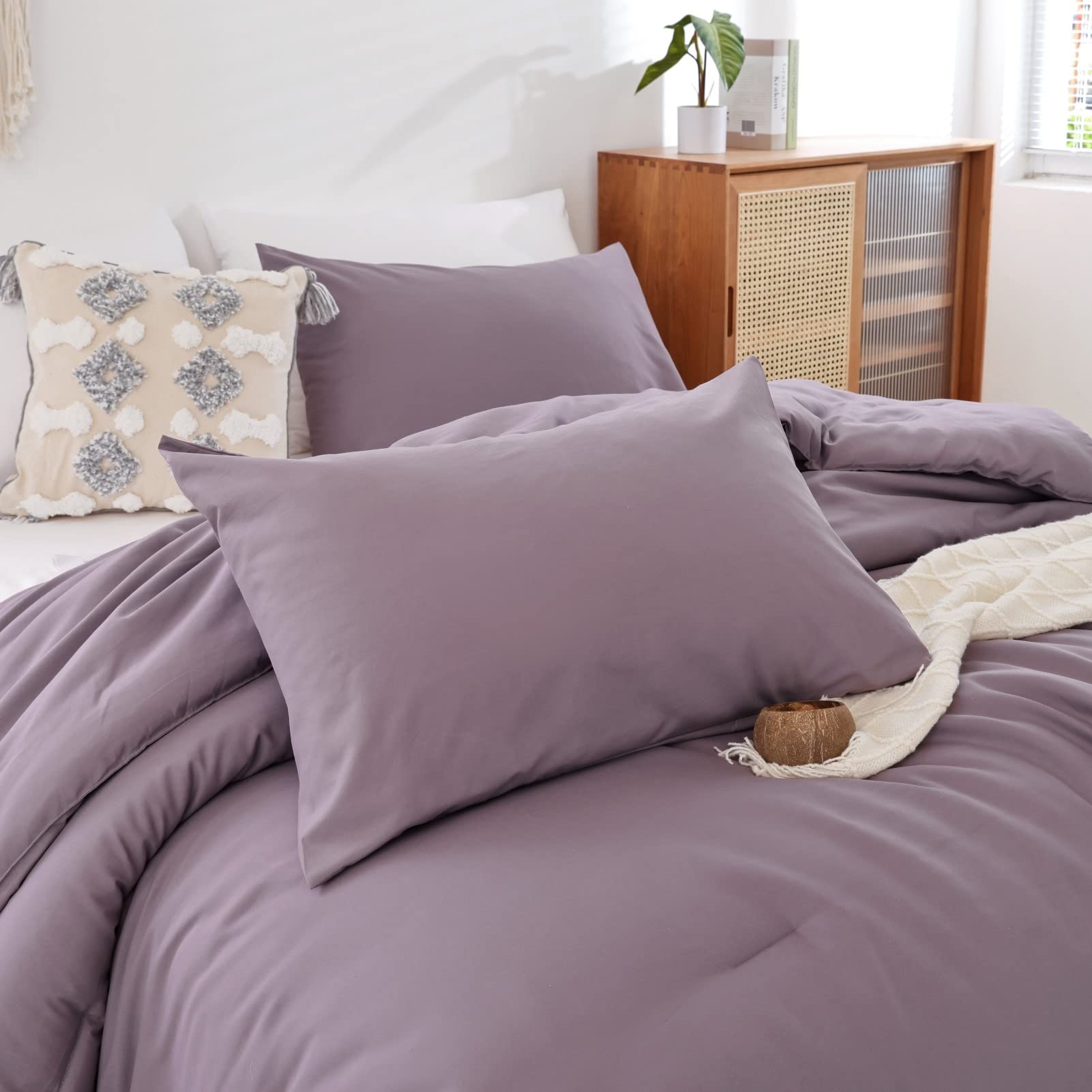 Foto 5 pulgar | Juego de Edredón King Size Rosgonia Morado 3 Piezas - Venta Internacional
