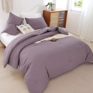 Foto 5 | Juego de Edredón King Size Rosgonia Morado 3 Piezas - Venta Internacional