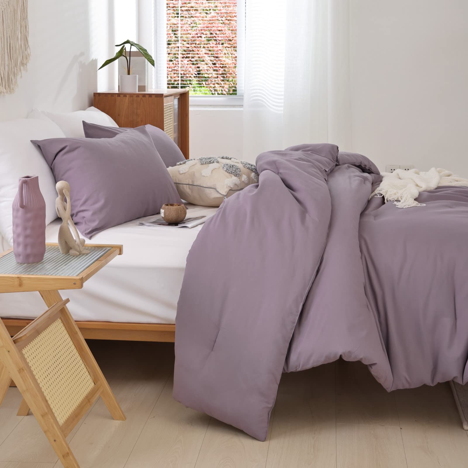 Foto 7 pulgar | Juego de Edredón King Size Rosgonia Morado 3 Piezas - Venta Internacional
