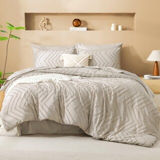 Foto 1 | Juego de Edredón Queen Litanika Beige 7 Piezas - Venta Internacional
