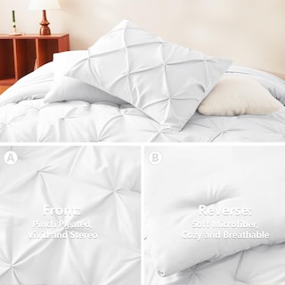 Foto 3 | Juego de Edredón Queen Cozylux Blanco 7 Piezas - Venta Internacional