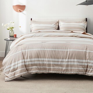 Foto 2 | Juego de Edredón King Bedsure Camel Claro 7 Piezas - Venta Internacional