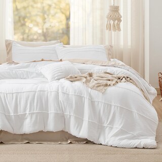 Foto 3 | Juego de Edredón Bedsure King Blanco 4 Piezas - Venta Internacional