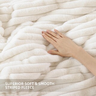 Foto 5 | Sett de Edredón Queen Smoofy Blanco 3 Piezas - Venta Internacional