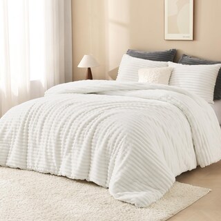 Foto 2 | Set de Edredón Queen Andency Blanco 3 Piezas- Venta Internacional