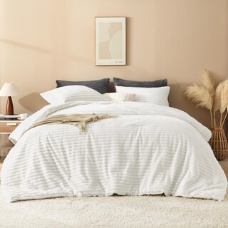 Foto 5 | Set de Edredón Queen Andency Blanco 3 Piezas- Venta Internacional