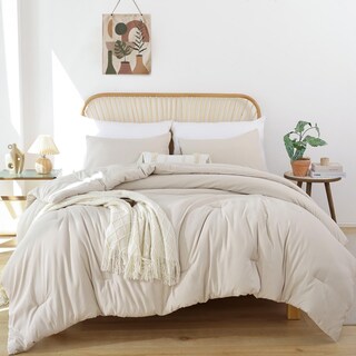 Foto 1 | Set de Edredón Matrimonial Beige 3 Piezas- Venta Internacional