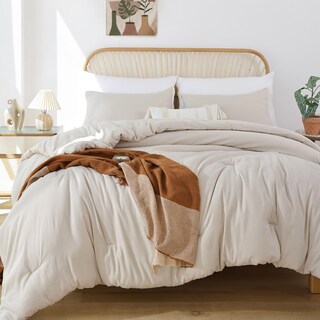Foto 2 | Set de Edredón Matrimonial Beige 3 Piezas- Venta Internacional