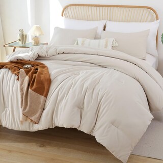 Foto 3 | Set de Edredón Matrimonial Beige 3 Piezas- Venta Internacional