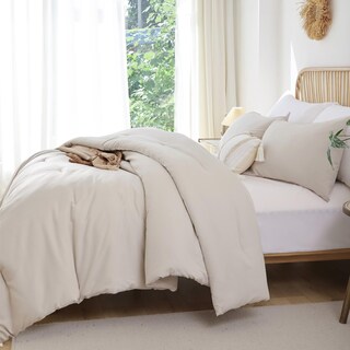 Foto 6 | Set de Edredón Matrimonial Beige 3 Piezas- Venta Internacional