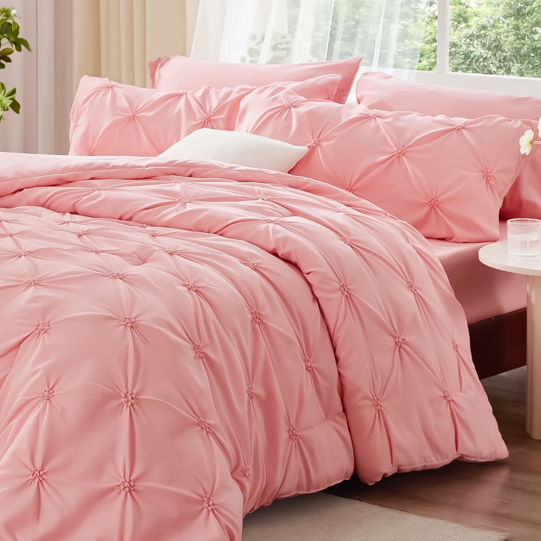 Foto 3 pulgar | Set de Edredón King Size Bedelite Rosa 3 Piezas - Venta Internacional