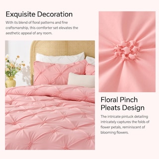 Foto 4 | Set de Edredón King Size Bedelite Rosa 3 Piezas - Venta Internacional