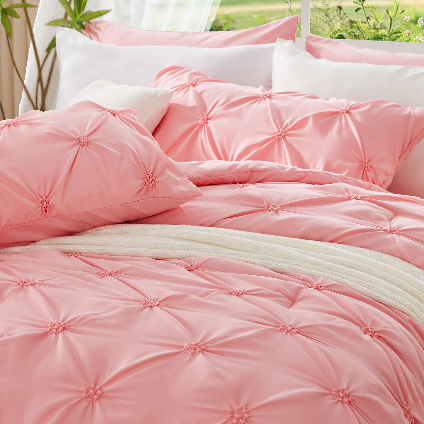 Foto 7 pulgar | Set de Edredón King Size Bedelite Rosa 3 Piezas - Venta Internacional