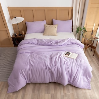 Foto 4 | Juego de Edredón Matrimonial Rosgonia Lavanda 3 Piezas - Venta Internacional