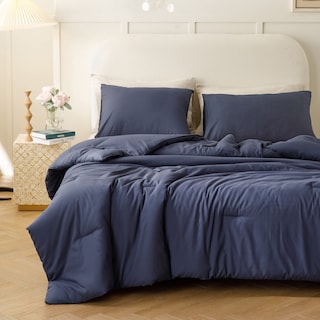 Foto 3 | Juego de Edredón Matrimonial Rosgonia Azul 3 Piezas- Venta Internacional