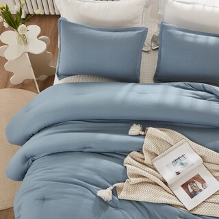 Foto 2 | Set de Edredón Matrimonial Litanika Azul 3 Piezas - Venta Internacional