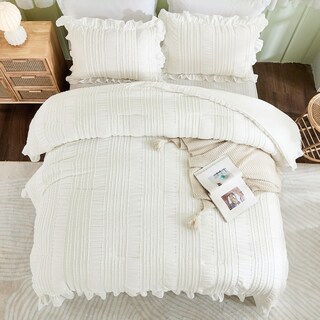Foto 4 | Set de Edredón Queen Wongs Bedding Blanco 3 Piezas - Venta Internacional
