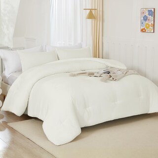 Foto 5 | Set de Edredón Mtrimonial Litanika Ivory 3 Piezas - Venta Internacional