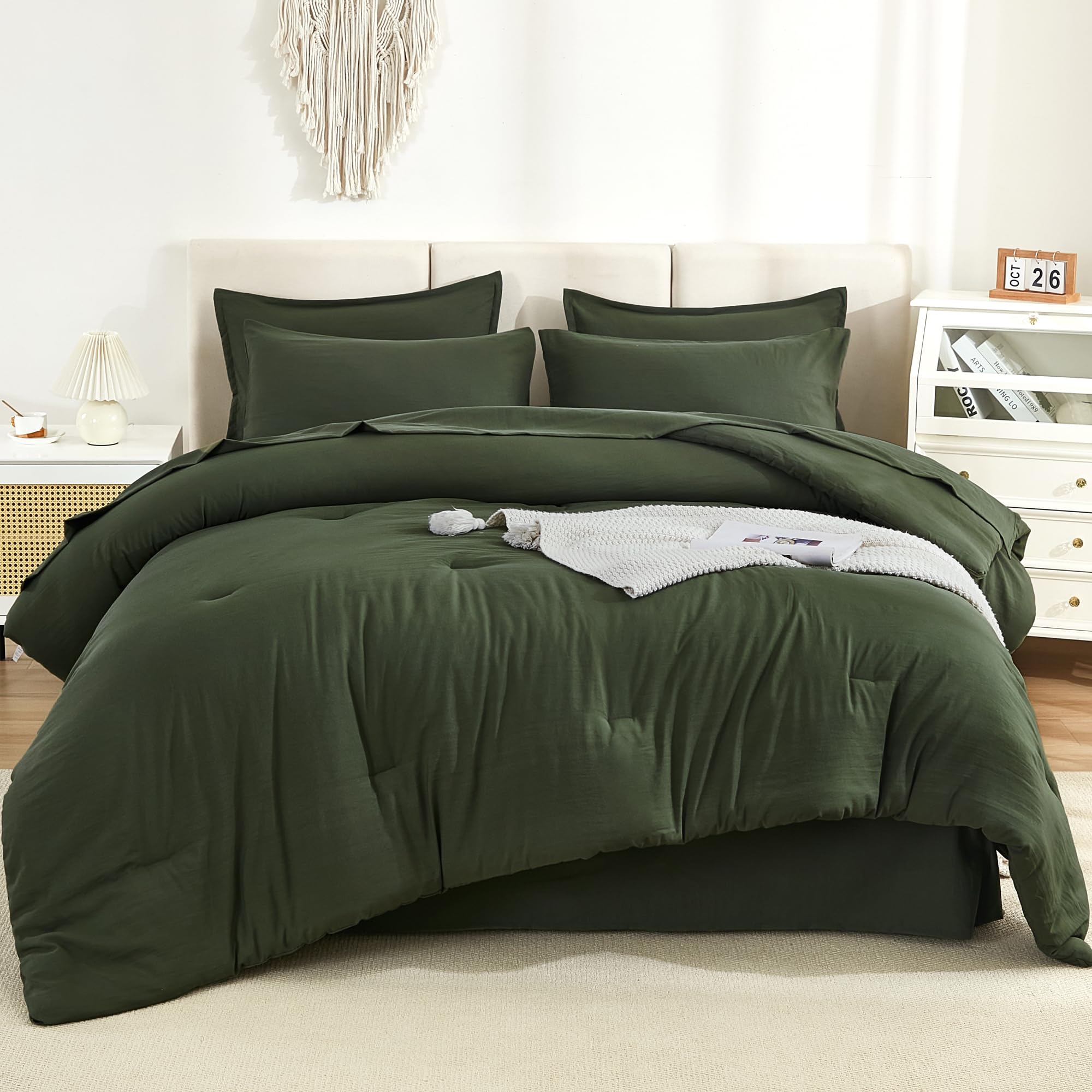 Foto 1 | Edredón King Size con Sábanas Litanika Verde 7 Piezas - Venta Internacional