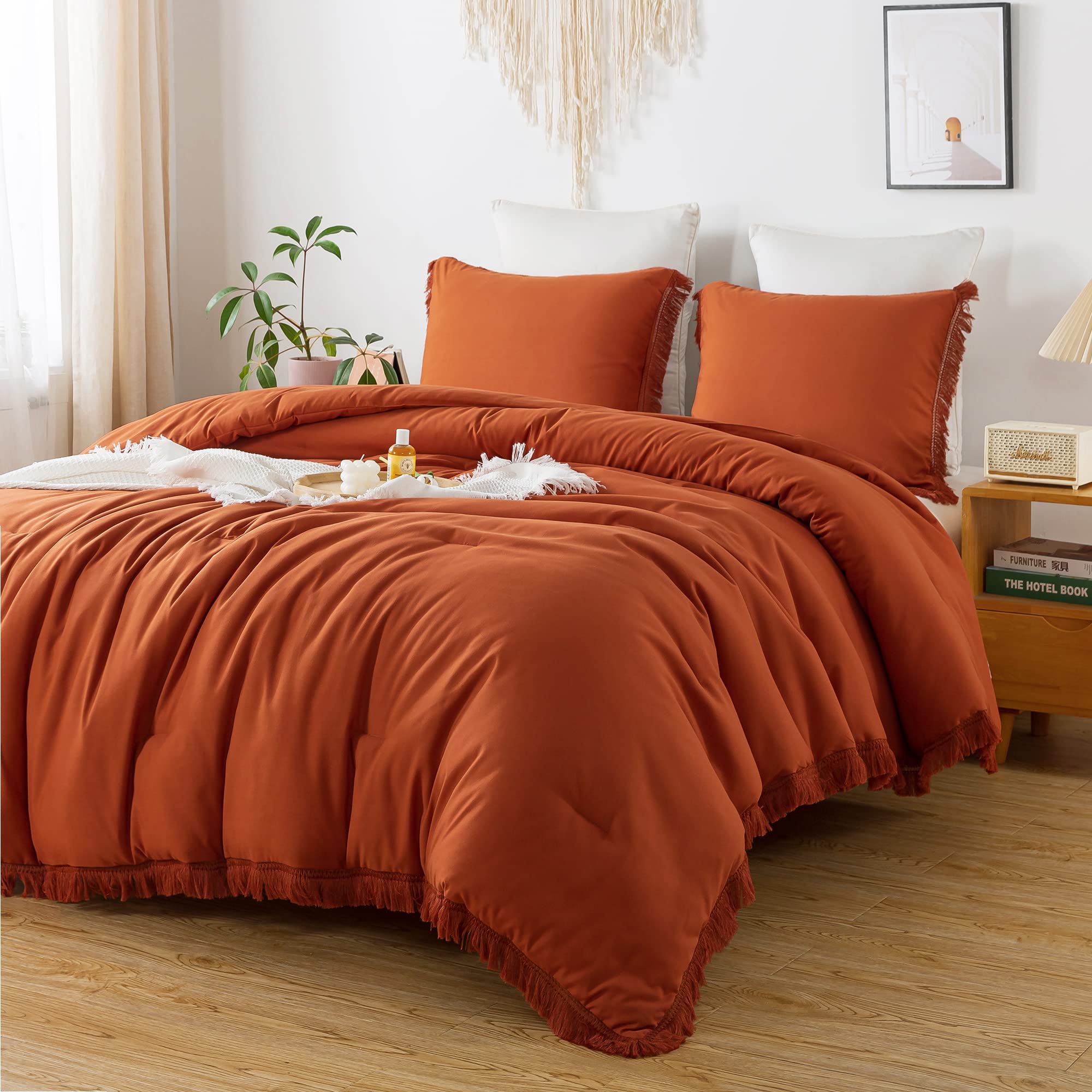 Foto 1 | Set de Edredón King  Andency Naranja - Venta Internacional