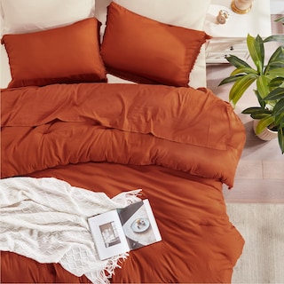 Foto 5 | Set de Edredón King Andency Naranja - Venta Internacional