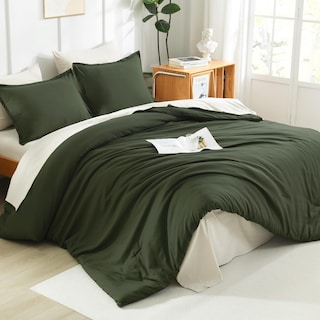 Foto 5 | Set de Edredón King Litanika Verde 3 Piezas - Venta Internacional