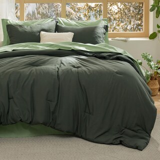 Foto 1 | Set de Edredon King Bedsure Verde7 Piezas - Venta Internacional