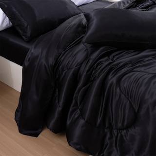 Foto 5 | Edredón Queen Size con Fundas de Almohada A Nice Night Negro 3 Piezas - Venta Internacional
