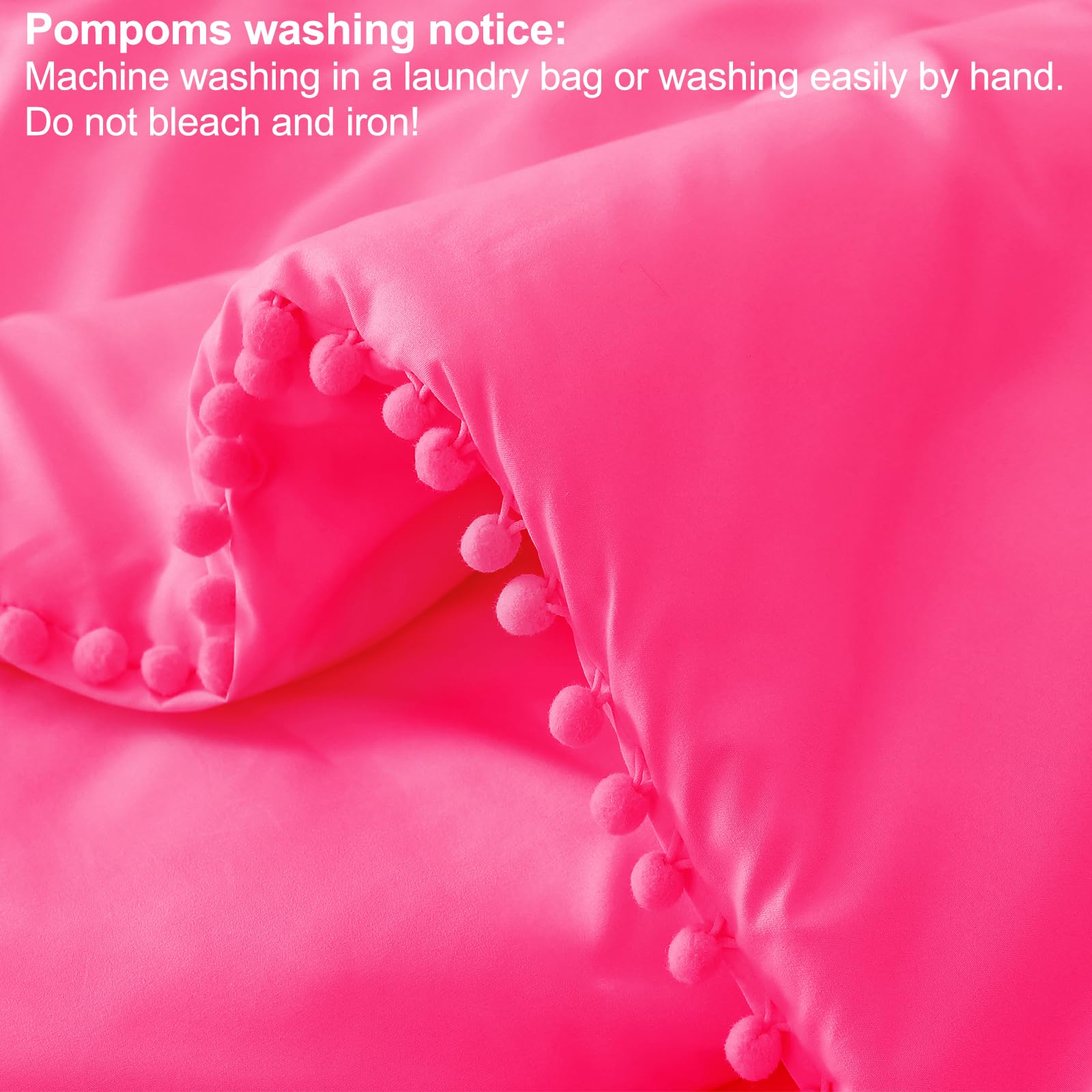 Foto 6 pulgar | Edredón Queen Size con Fundas de Almohada Exclusivo Mezcla Rosa 3 Piezas - Venta Internacional