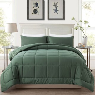 Foto 1 | Edredón Individual con Funda de Almohada Downcool Verde 2 Piezas - Venta Internacional