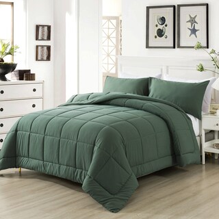 Foto 2 | Edredón Individual con Funda de Almohada Downcool Verde 2 Piezas - Venta Internacional